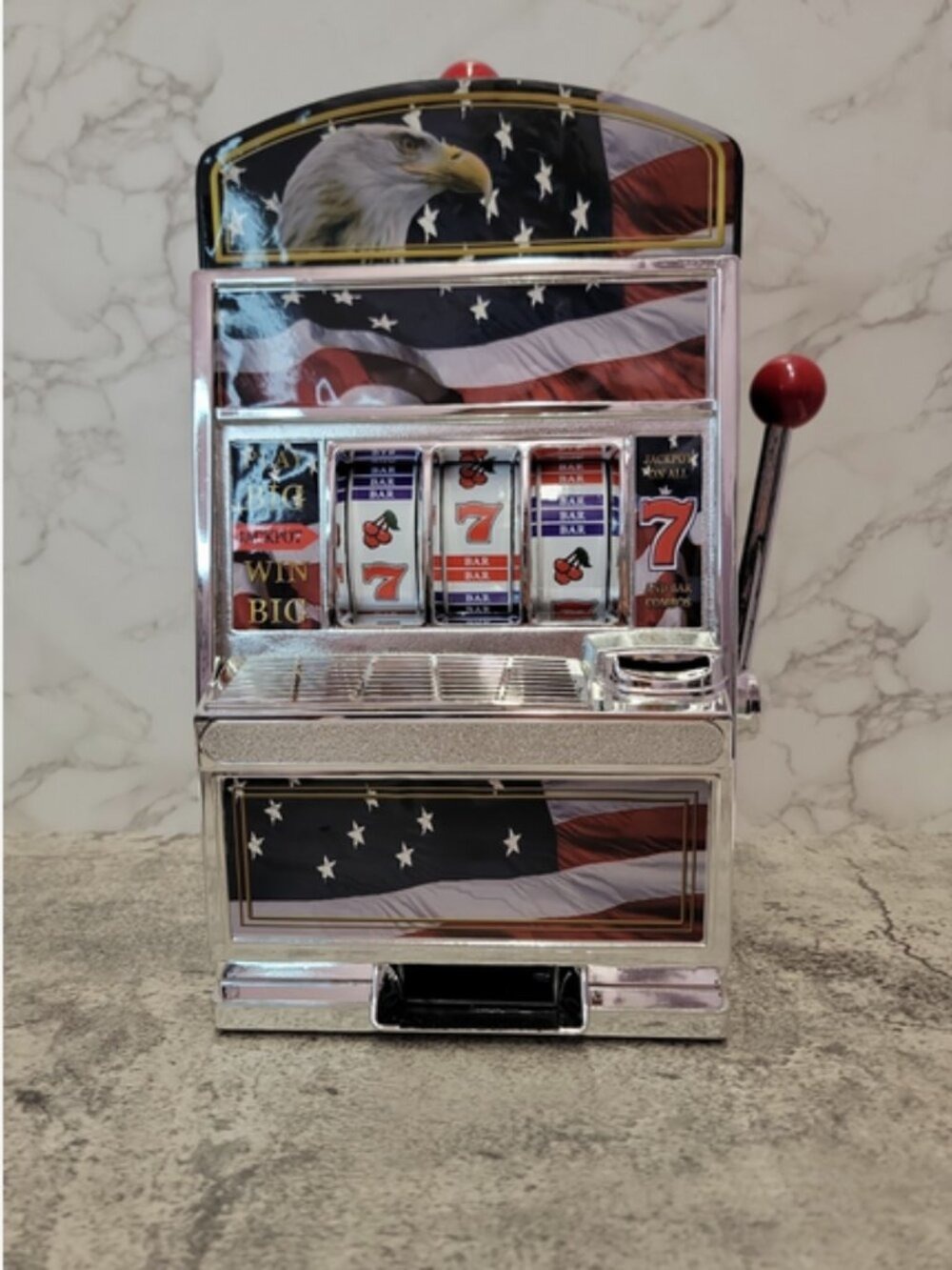 All American Slot Savings Bank – Flashing Light & Jackpot Sounds